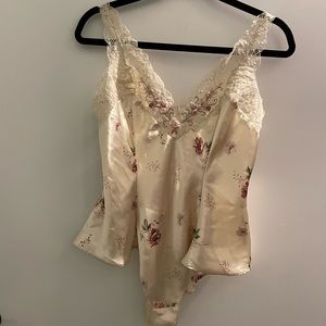 Vintage Victoria’s Secret Satin Floral Teddy
